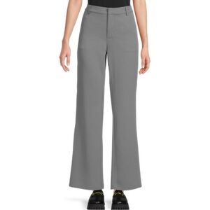 New Area Stars Flare Leg Elastic Waist Trousers Victoria Pant Grey Size Medium